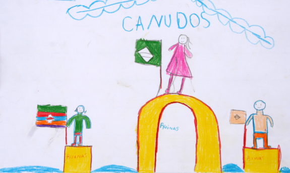 Desenho: Ruinas de Canudos